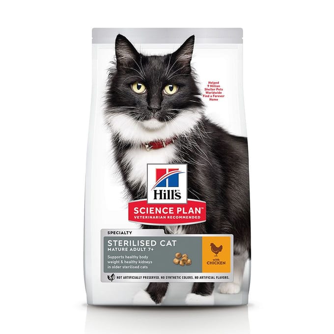Hill's Science Plan Mature Adult 7+ Sterilised Kip - 7 kg