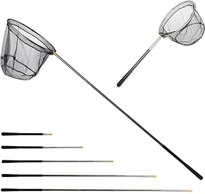Telescopisch Vissenschepnet 190 cm - 4 Secties Opvouwbaar Visnet