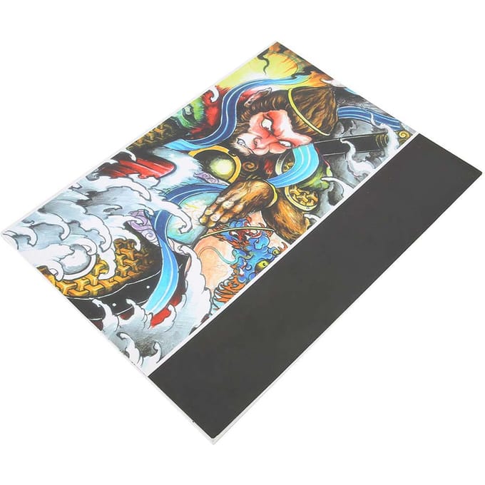 Livre de Modèles d'Entraînement au Tatouage 70 Pages Ombrage Image Couleur Livre de Tatouage Accessoire gray