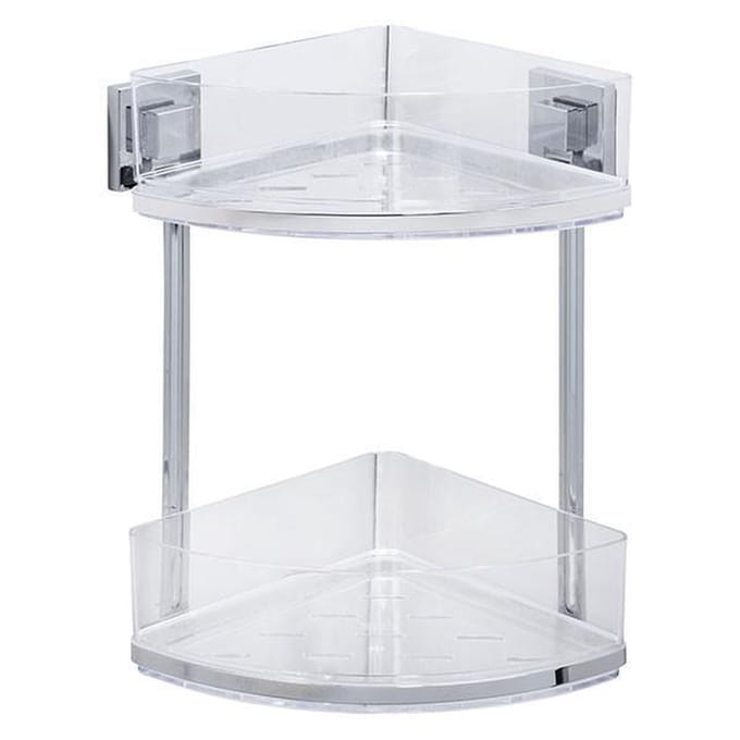 Wenko Douche- En Badrekje 28 Cm Rvs Zilver/transparant