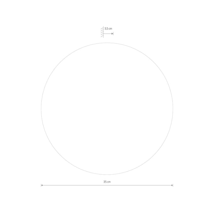 Nowodvorski Lighting LED wandlamp Ring L, Ø 35 cm, multiplex, goudkleurig