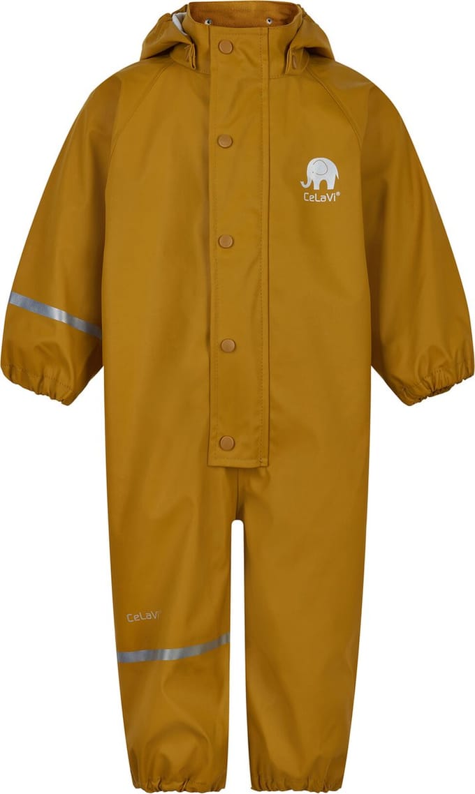CeLaVi - Regenoverall voor kinderen - Duindoorn Bruin - maat 110 (5 Years)