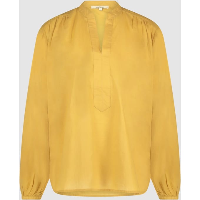 Circle of Trust Evelin Blouse Wood Trush Maat: S | Longsleeves Outlet | Dames | Geel