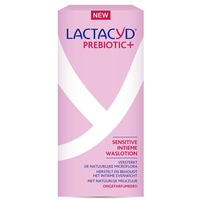 Lactacyd Prebiotic+ - Intieme Waslotion - Gevoelig - Ongeparfumeerd - Met Prebiotica - 200 ml