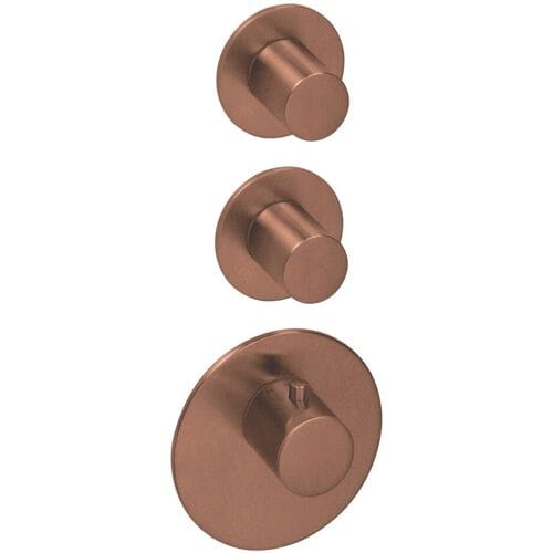 Herzbach DESIGN iX PVD LOGIC XL 2 colour set for universal thermostat module 21.522010.1.39