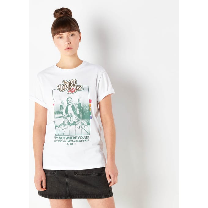 Wizard Of Oz Retro Cover Women's T-Shirt - Wit - M
