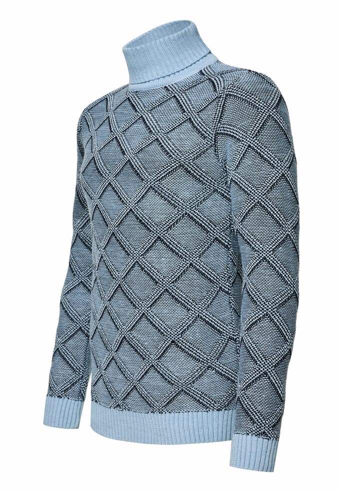 Chunky geruite coltrui