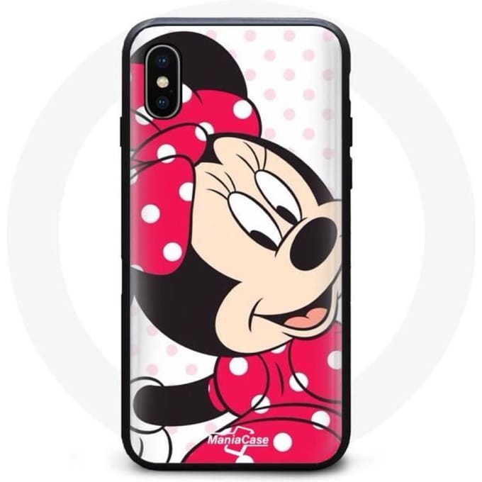 Coque - Maniacase - Iphone XS Max - Minnie Mouse - Design original - Souple
