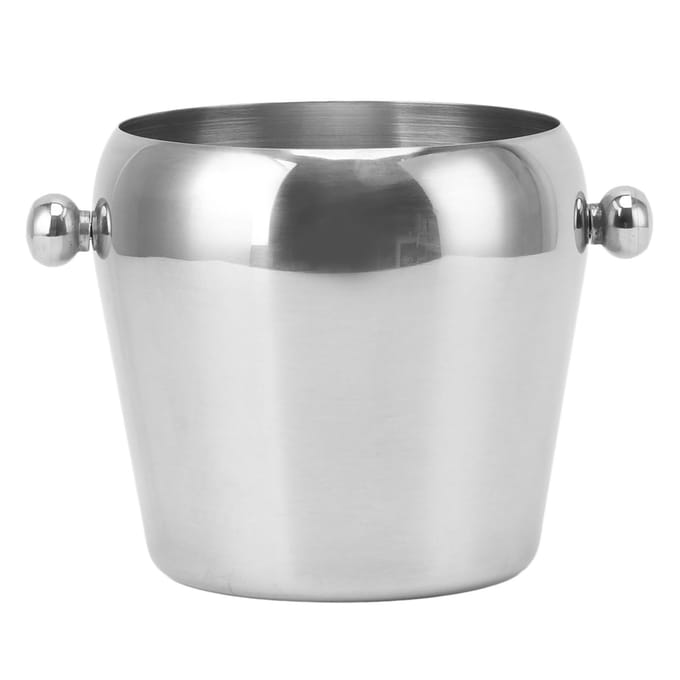 RVS IJsemmer Champagne IJsemmer Wijnkoeler Emmer Drankenbak met Glad Handvat zilver