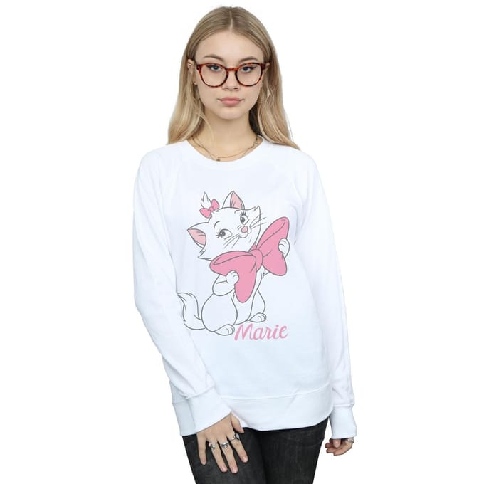 Disney Dames/Dames Aristokatten Marie Strik Sweatshirt (Wit)