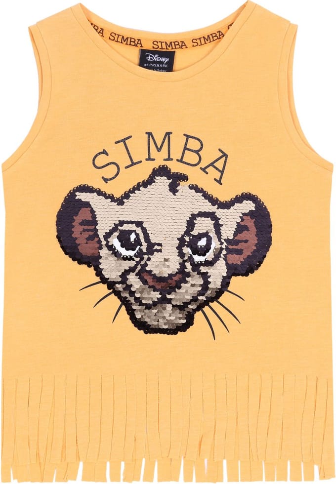 Gele blousje met franjes Simba The Lion King DISNEY