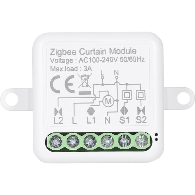 Zigbee 3.0 Mini relais intelligent commutateur WiFi 1 voie bricolage Module de commutateur de lumière intelligent application Smart Life 1CH Smart Module blanc