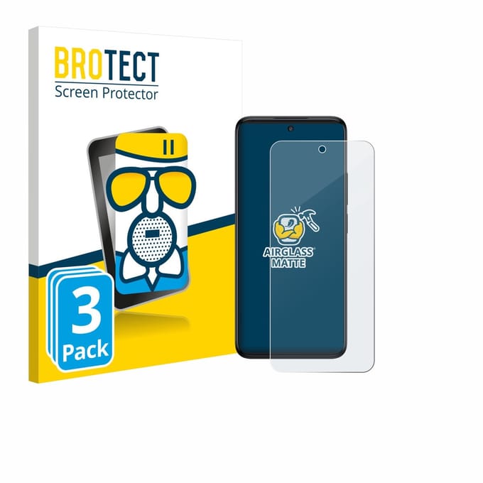 BROTECT - Screenprotector voor TCL 60 5G - Folie Beschermfolie Beschermglas matte 3 Stuks