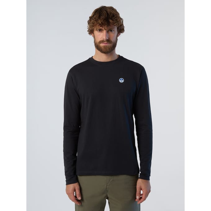 North Sails T-shirt Long-sleeved with logo patch