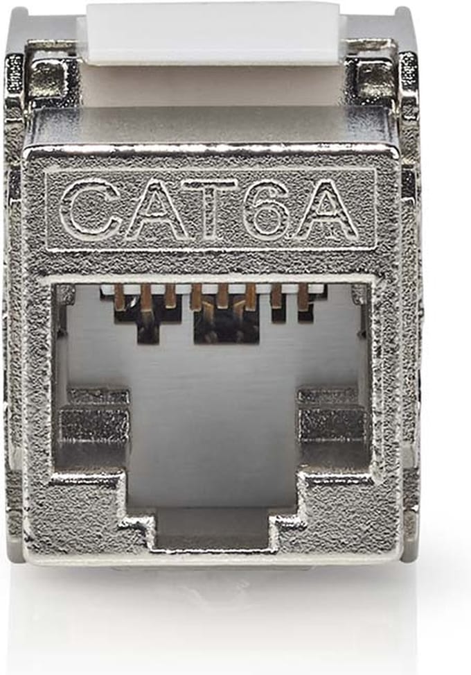 Nedis Keystone - CAT6a / Keystone - RJ45 Female - S/FTP - Metaal - Doos