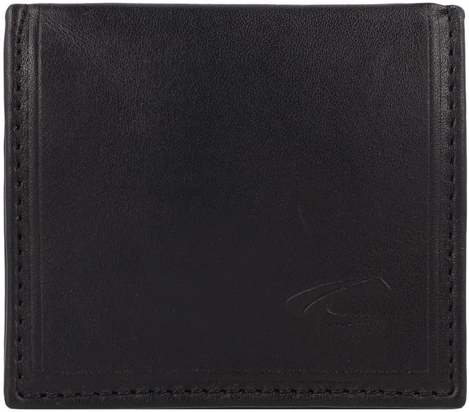 camel active Wood Portemonnee Leder 8 cm - Jongens - Horizontaal - black