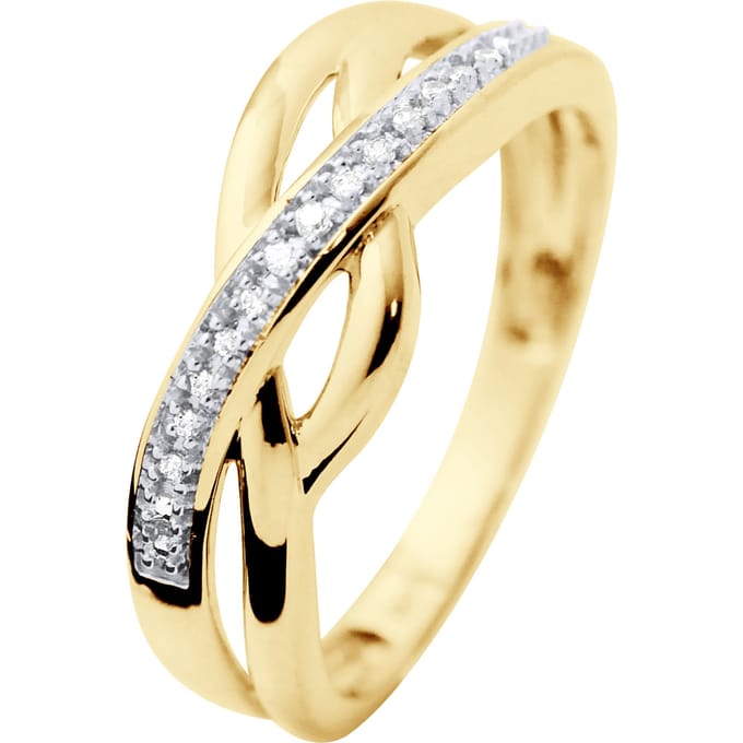 Alliance Diamonds 0.040 Cts Yellow Gold