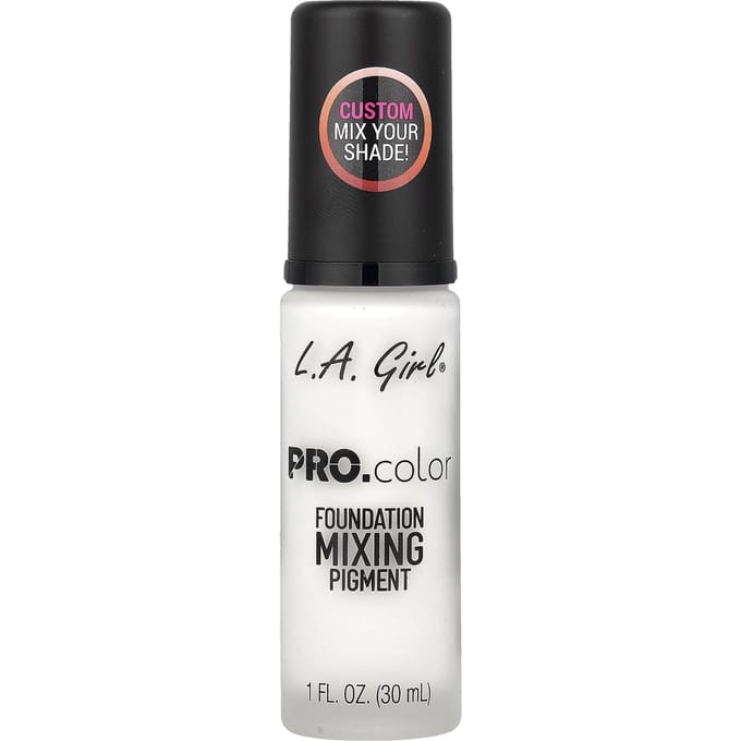 LA. Fille, PRO.color Pigment de Mélange pour Fond de Teint, GLM711 Blanc, 30ml (1 fl oz) white