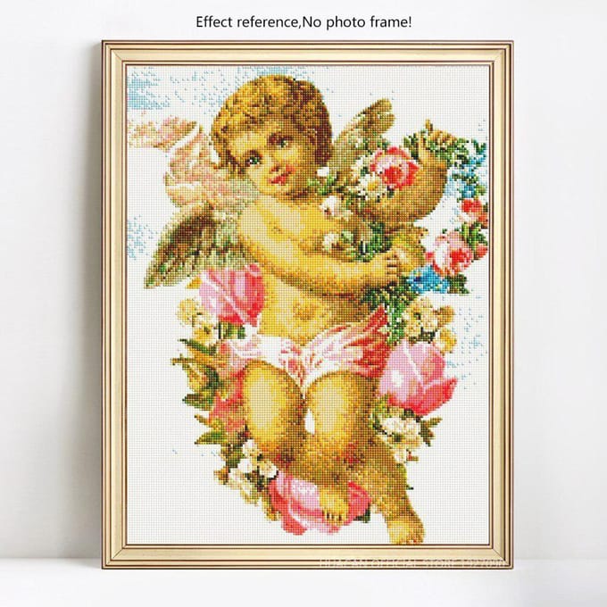 Vente Broderie Diamant 5D DIY Peinture Diamant Ronde Complète Photos de Garçon 20X30 brown