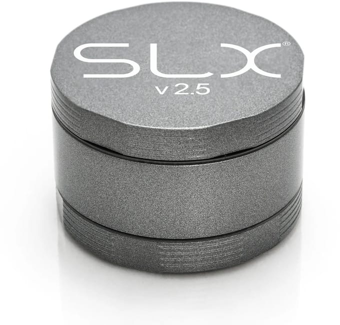 SLX Grinder Aluminium Non Sticky 62 mm, Silver