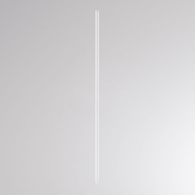 Molto Luce Grondpen CHOPA II, wit, hoogte 60 cm, metaal