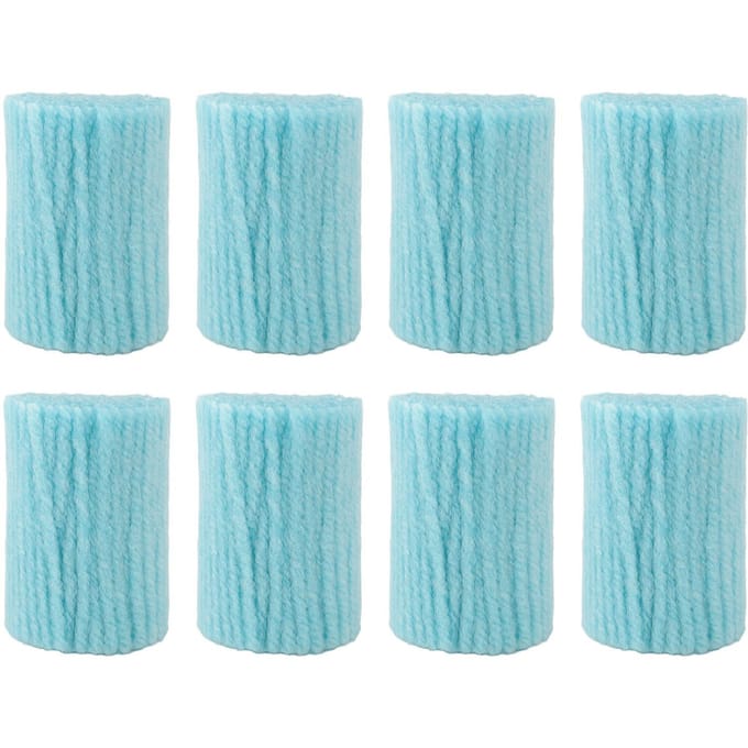 10 Rollen Latch Hook Garen Threads Enkele Kleur Multifunctionele Garen Kit voor Kruissteek Tufting white