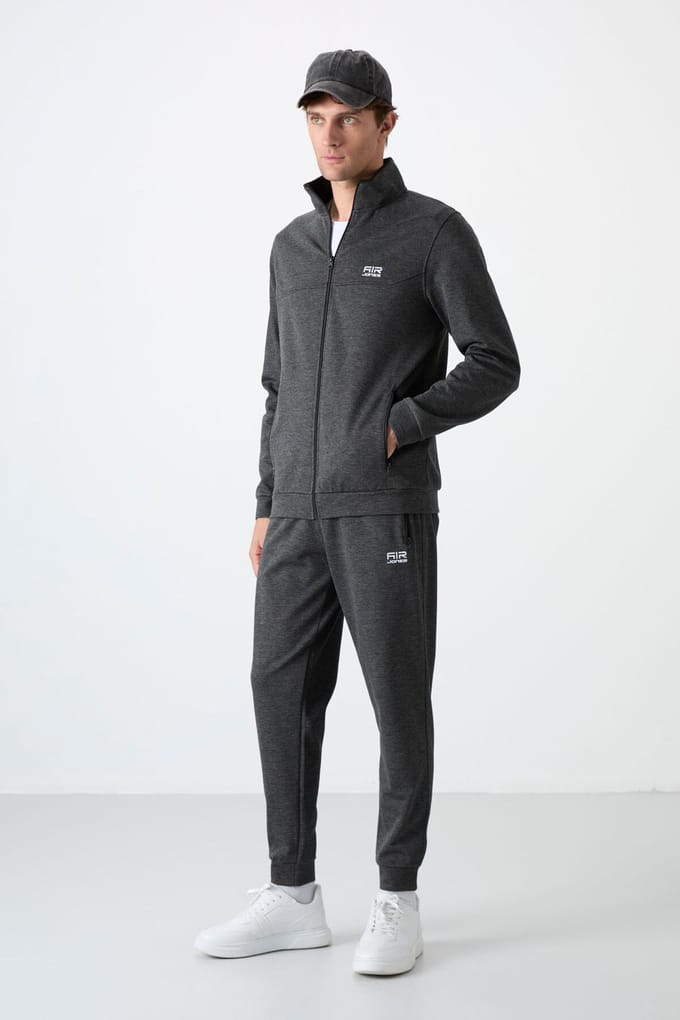 Heren Fleece Sweatshirt en Broek Set