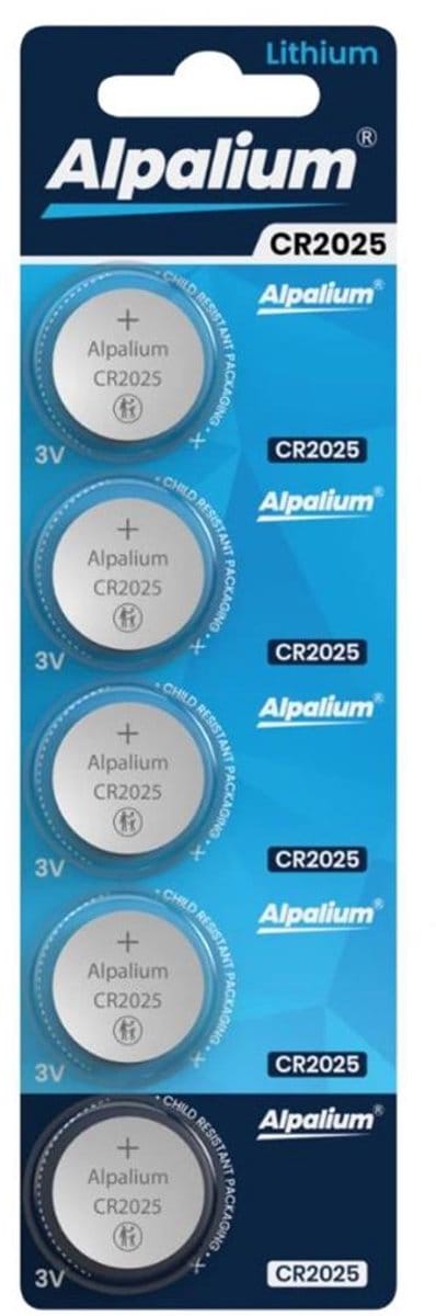 Lithium knoopcel batterij - CR2025 - 3V (5 stuks)