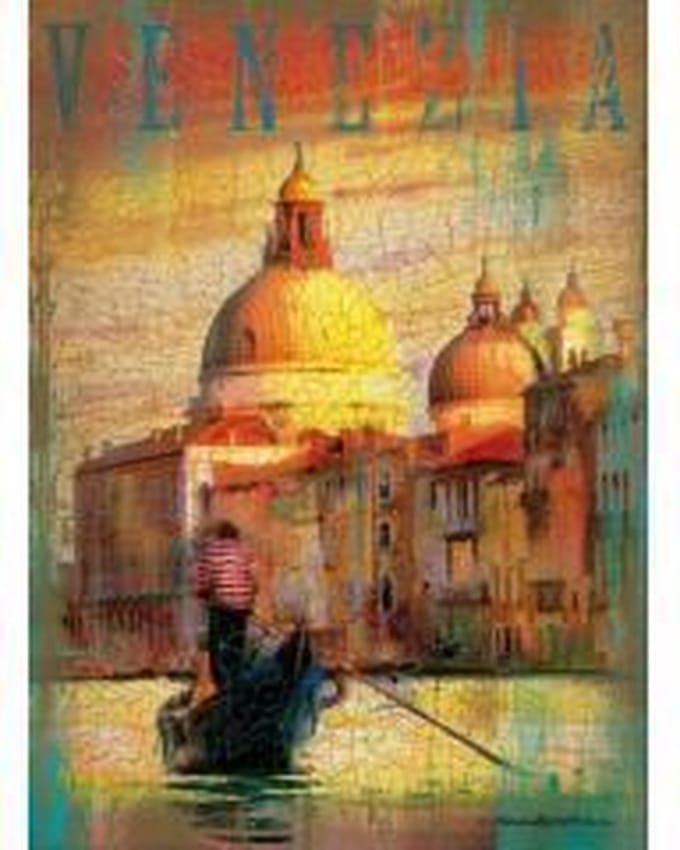 Clementoni 37037 Puzzel Venezia met Houteffect 500 stukjes