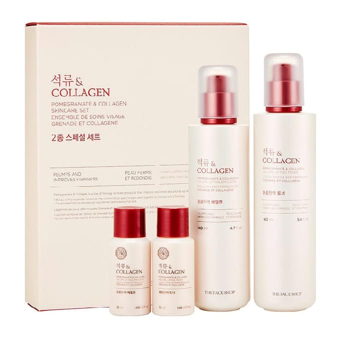 THE FACE SHOP Granaatappel & Collageen Speciale 2-delige Set Piece Set