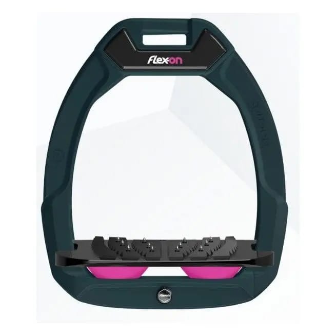 Veiligheidsepiters Plat Ultra Grip Groen/Zwart/Roze Flex-On Safe-On