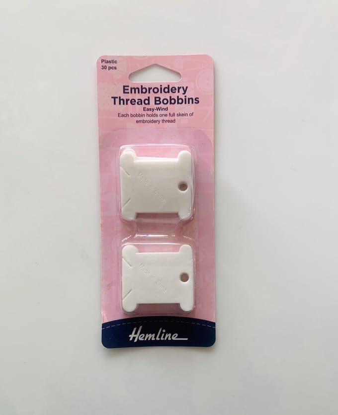 Borduur Wikkelkaartjes Plastic - 30 stuks