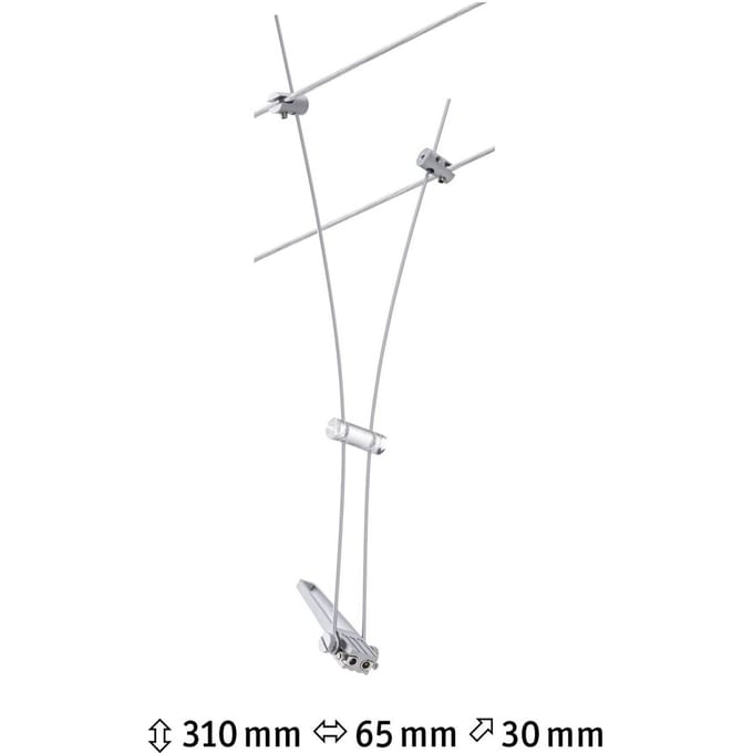 Paulmann Comet 12V-kabelsysteem lamp GU5.3 Chroom (mat)