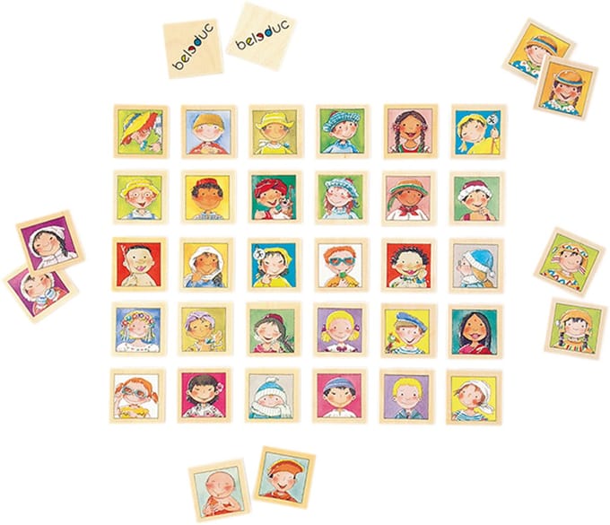 Houten spel twinis memo - Beleduc - vanaf 4 jaar