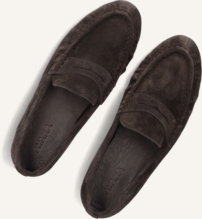 AYANA Lfg016 Loafers Dames - Instappers - Bruin - Maat 38