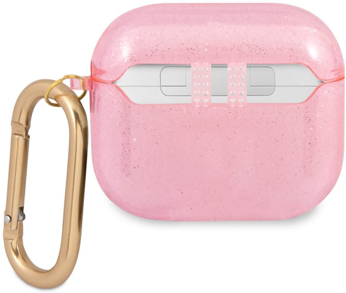 Guess - GUA3UCG4GP - AirPods - 3 - cover - roze/roze - Glitter - Collection