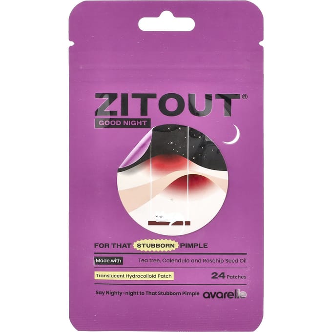 Avarelle, Spot Patch Middag, 24 Pleisters pink
