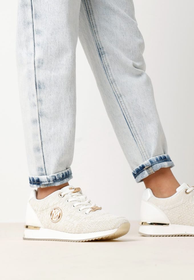 Mexx Sneaker Gitte Glitter Mini Off White - Maat 30