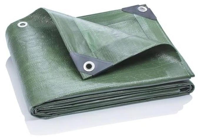 Zware Kwaliteit Tarpaulin 2x2 m - Dubbelzijdig Gecoat & UV-bestendig