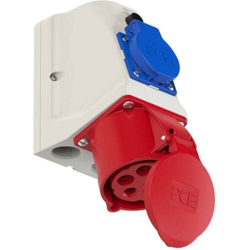 PCE 9225-6 CEE-wandcontactdoos 32 A 5-polig 400 V 1 stuk(s)