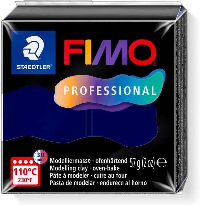 FIMO professional - ovenhardende boetseerklei - blok 57 gr - marineblauw