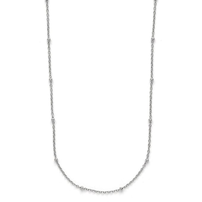 Luxenter Ketting met rhodiumafwerking