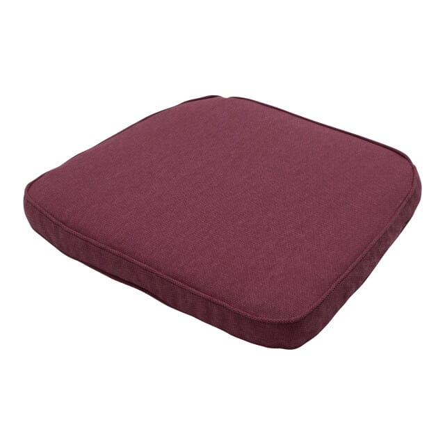 Madison - Zitkussen Wicker Bordeaux canvas eco+ - Ca. 48x48 cm - Set van 4