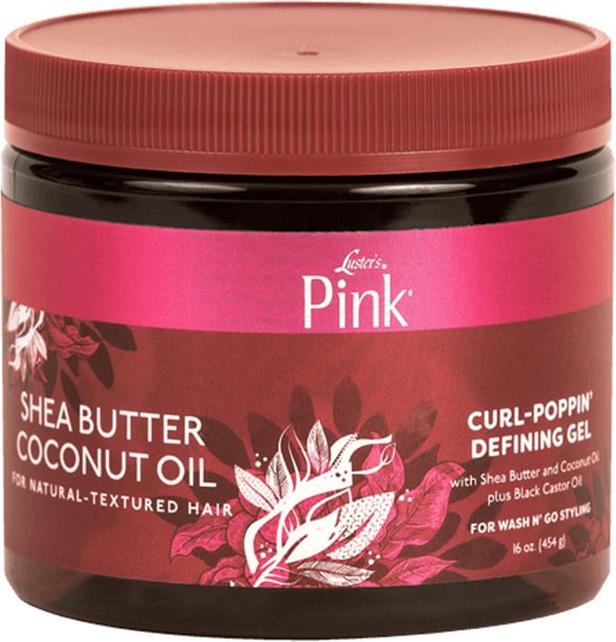 Luster Pink Shea Butter Coconut Oil Curl-Poppin Defining Gel