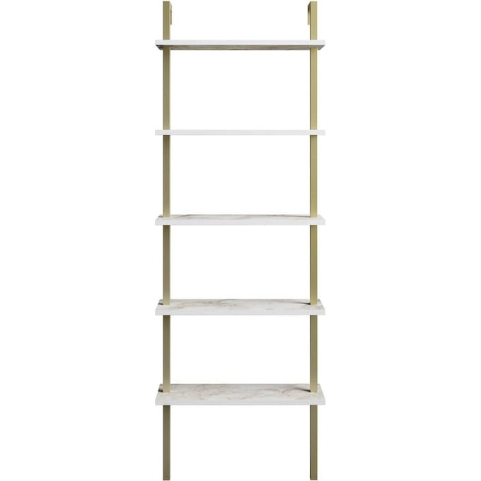 Asir | Boekenplank | Wit | 60 x 174 x 22 cm