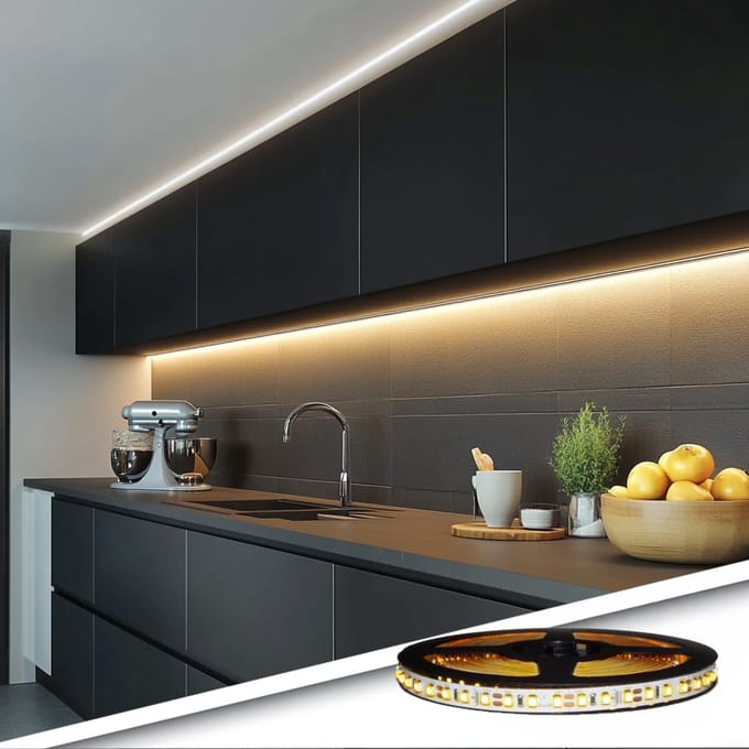 Led strip Warm Wit - 2 meter - Premium - Complete set met afstandsbediening - Led verlichting - Sfeervol en praktisch
