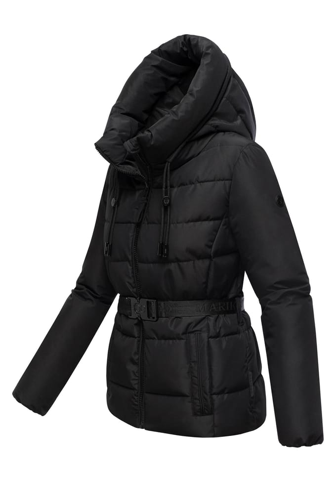 Marikoo dames winterjas Himee met tailleceintuur & magneetzakken
