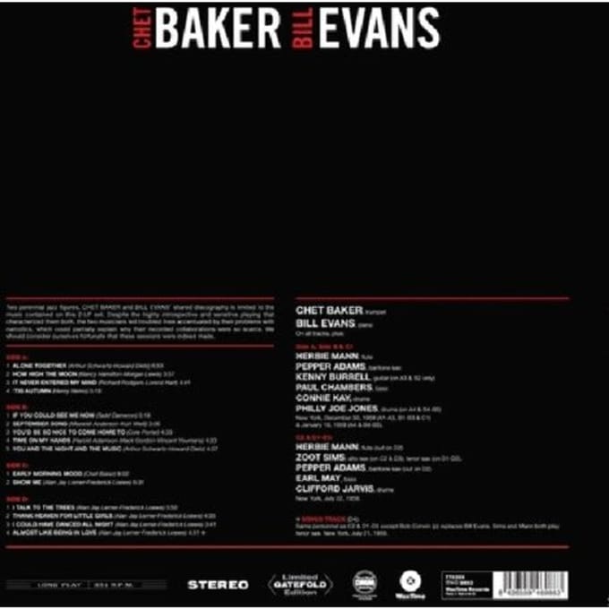 Complete Recordings - Chet Baker & Bill Evans
