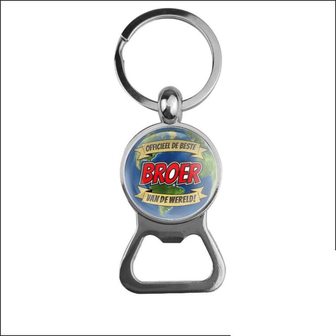 Bieropener Glas - Officieel De Beste Broer Van De Wereld