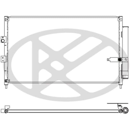 Condensator, airconditioning KOYORAD CD080431